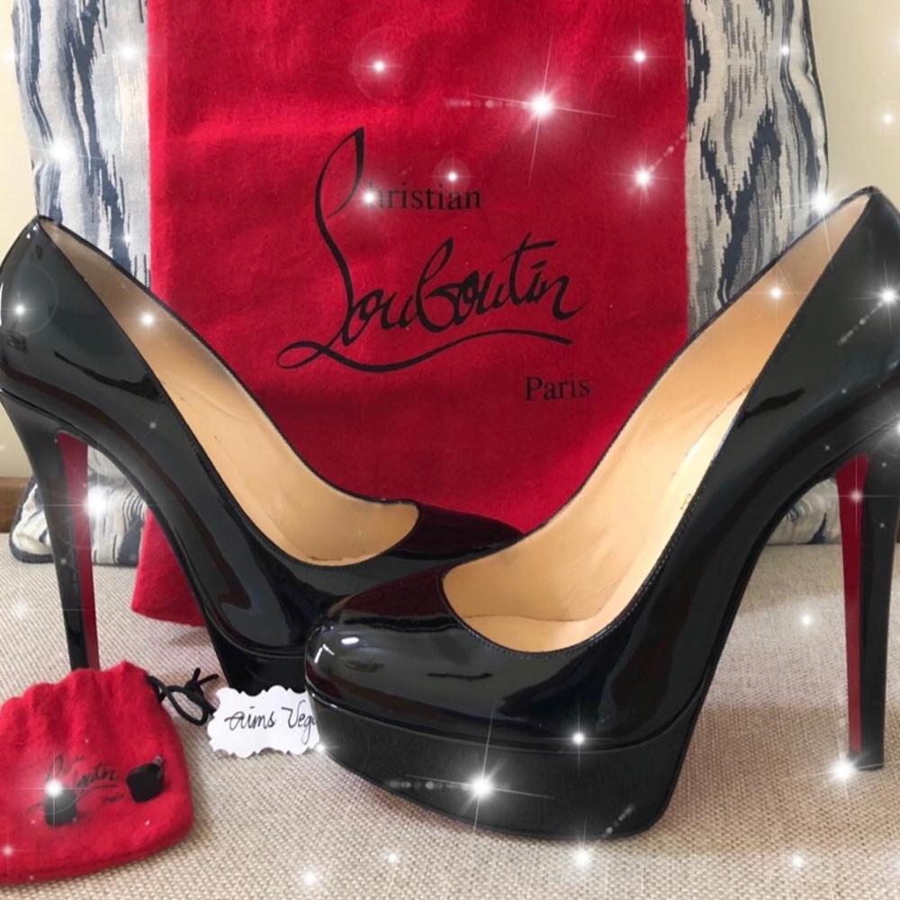 👠Christian Loubotin Bianca Platform Pumps